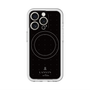 スリムプロテクションプレミアムケース with MagSafe［ LANVIN en Bleu Tiny dots Black - ランバン ドット ブラック ］