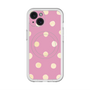 スリムプロテクションプレミアムケース with MagSafe［ 水彩ドット・レトロカラー - Pink ］