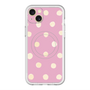 スリムプロテクションプレミアムケース with MagSafe［ 水彩ドット・レトロカラー - Pink ］