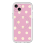 スリムプロテクションプレミアムケース with MagSafe［ 水彩ドット・レトロカラー - Pink ］