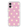 スリムプロテクションプレミアムケース with MagSafe［ 水彩ドット・レトロカラー - Pink ］