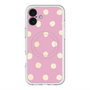 スリムプロテクションプレミアムケース with MagSafe［ 水彩ドット・レトロカラー - Pink ］