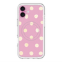 スリムプロテクションプレミアムケース with MagSafe［ 水彩ドット・レトロカラー - Pink ］