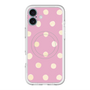 スリムプロテクションプレミアムケース with MagSafe［ 水彩ドット・レトロカラー - Pink ］