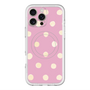 スリムプロテクションプレミアムケース with MagSafe［ 水彩ドット・レトロカラー - Pink ］