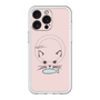 スリムプロテクションプレミアムケース with MagSafe［ 食いしん坊なねこ - Pink ］
