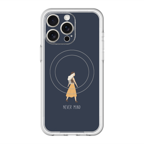 スリムプロテクションプレミアムケース with MagSafe［ Never Mind - Navy ］