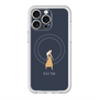 スリムプロテクションプレミアムケース with MagSafe［ Never Mind - Navy ］