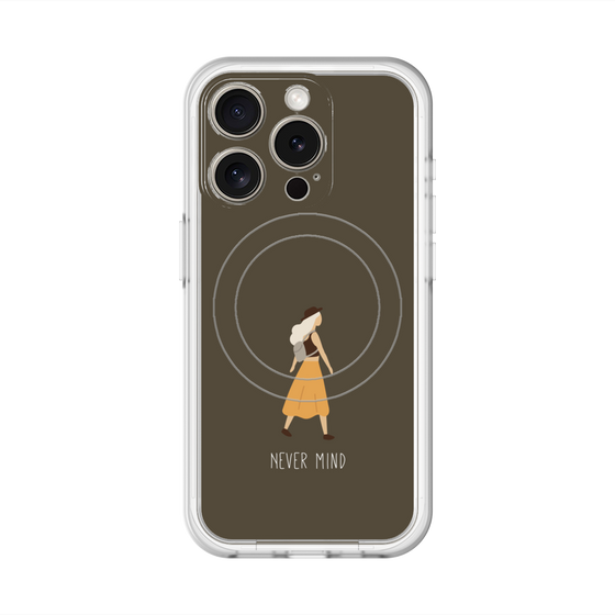 スリムプロテクションプレミアムケース with MagSafe［ Never Mind - Brown ］