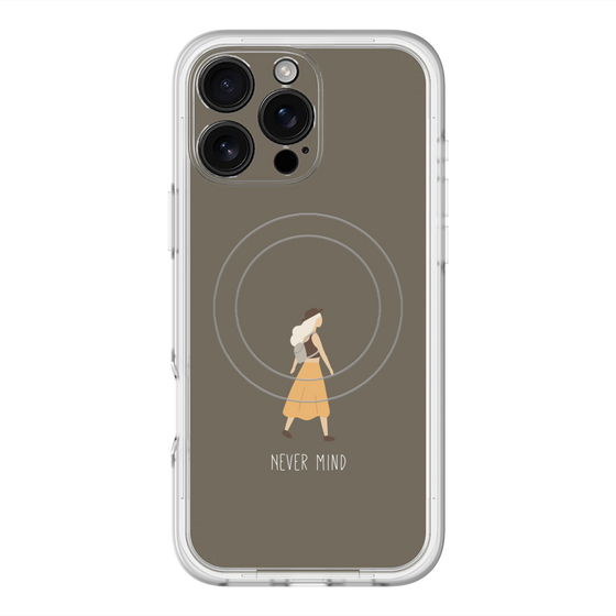 スリムプロテクションプレミアムケース with MagSafe［ Never Mind - Brown ］