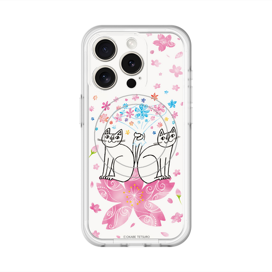 スリムプロテクションプレミアムケース with MagSafe［ おかべてつろう - きみに花束を ］