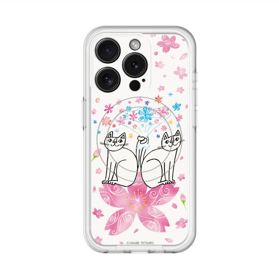 スリムプロテクションプレミアムケース with MagSafe［ おかべてつろう - きみに花束を ］