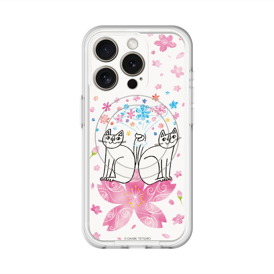 スリムプロテクションプレミアムケース with MagSafe［ おかべてつろう - きみに花束を ］