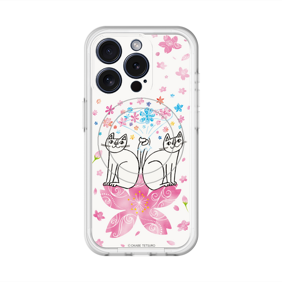 スリムプロテクションプレミアムケース with MagSafe［ おかべてつろう - きみに花束を ］