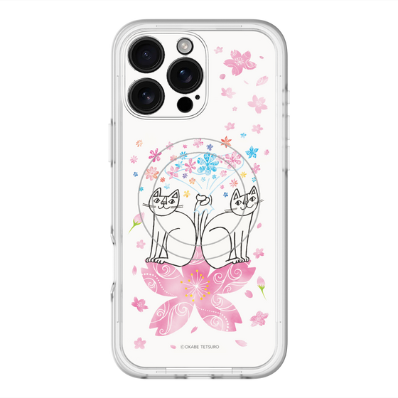 スリムプロテクションプレミアムケース with MagSafe［ おかべてつろう - きみに花束を ］