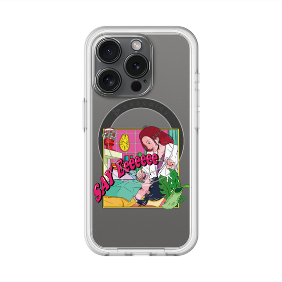スリムプロテクションプレミアムケース with MagSafe［ SAY Eeeeeee ］
