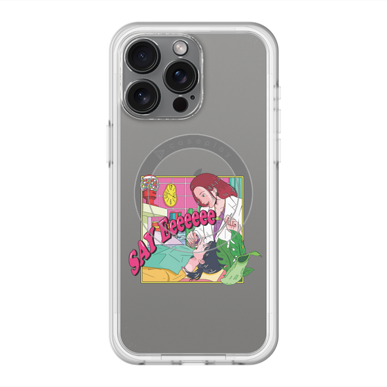 スリムプロテクションプレミアムケース with MagSafe［ SAY Eeeeeee ］