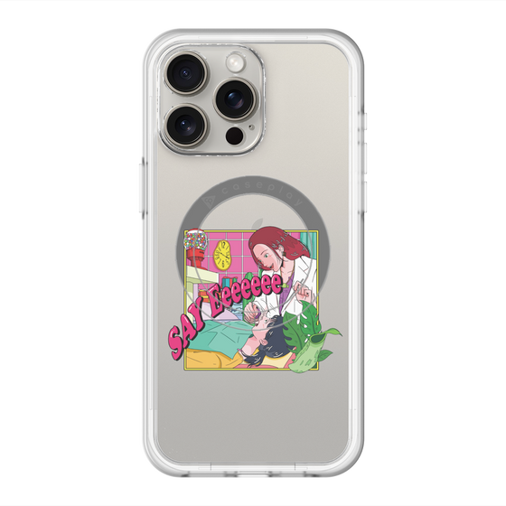 スリムプロテクションプレミアムケース with MagSafe［ SAY Eeeeeee ］