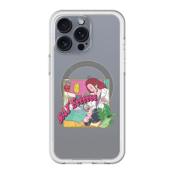 スリムプロテクションプレミアムケース with MagSafe［ SAY Eeeeeee ］