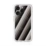スリムプロテクションプレミアムケース with MagSafe［ Middle Stripe - Black ］