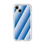 スリムプロテクションプレミアムケース with MagSafe［ Middle Stripe - Blue ］