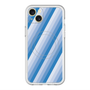 スリムプロテクションプレミアムケース with MagSafe［ Middle Stripe - Blue ］