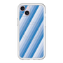 スリムプロテクションプレミアムケース with MagSafe［ Middle Stripe - Blue ］
