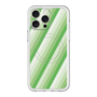 スリムプロテクションプレミアムケース with MagSafe［ Middle Stripe - Green ］