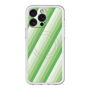 スリムプロテクションプレミアムケース with MagSafe［ Middle Stripe - Green ］