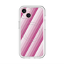 スリムプロテクションプレミアムケース with MagSafe［ Middle Stripe - Pink ］