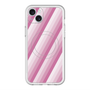 スリムプロテクションプレミアムケース with MagSafe［ Middle Stripe - Pink ］