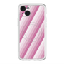 スリムプロテクションプレミアムケース with MagSafe［ Middle Stripe - Pink ］