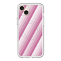 スリムプロテクションプレミアムケース with MagSafe［ Middle Stripe - Pink ］