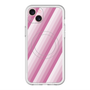 スリムプロテクションプレミアムケース with MagSafe［ Middle Stripe - Pink ］