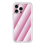 スリムプロテクションプレミアムケース with MagSafe［ Middle Stripe - Pink ］