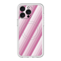 スリムプロテクションプレミアムケース with MagSafe［ Middle Stripe - Pink ］