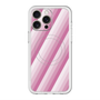 スリムプロテクションプレミアムケース with MagSafe［ Middle Stripe - Pink ］