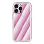 スリムプロテクションプレミアムケース with MagSafe［ Middle Stripe - Pink ］