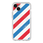 スリムプロテクションプレミアムケース with MagSafe［ Big Stripe - Red × Blue ］