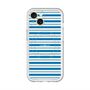 スリムプロテクションプレミアムケース with MagSafe［ Small Border - Blue ］
