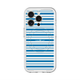 スリムプロテクションプレミアムケース with MagSafe［ Small Border - Blue ］
