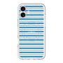 スリムプロテクションプレミアムケース with MagSafe［ Small Border - Blue ］