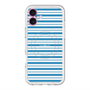 スリムプロテクションプレミアムケース with MagSafe［ Small Border - Blue ］