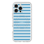 スリムプロテクションプレミアムケース with MagSafe［ Small Border - Blue ］