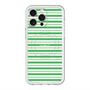 スリムプロテクションプレミアムケース with MagSafe［ Small Border - Green ］