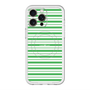 スリムプロテクションプレミアムケース with MagSafe［ Small Border - Green ］