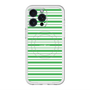 スリムプロテクションプレミアムケース with MagSafe［ Small Border - Green ］