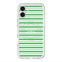 スリムプロテクションプレミアムケース with MagSafe［ Small Border - Green ］