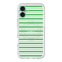 スリムプロテクションプレミアムケース with MagSafe［ Small Border - Green ］