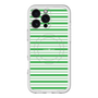 スリムプロテクションプレミアムケース with MagSafe［ Small Border - Green ］